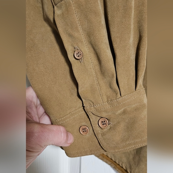 Montage Collection Men's Suede Shirt Size XL - Picture 6 of 7